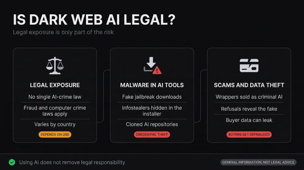 Is Dark Web AI Legal